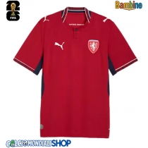 Maglie da calcio Repubblica Ceca Prima Maglia Bambino Mondiali 2026  Manica Corta + Pantaloni corti)